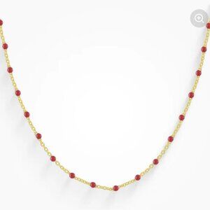 WATERPROOF EvryJewels Red Tulum Necklace-OG PRICE 20
